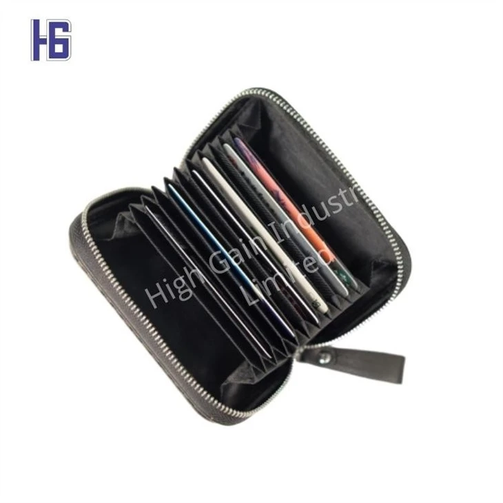 12 fold carbon fiber card wallet